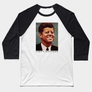 1963 Portrait of President John F. Kennedy Baseball T-Shirt